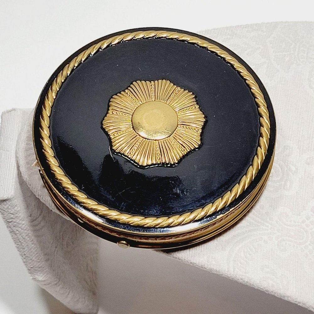 Art deco Rex Fifth avenue Black Enamel and Brass p